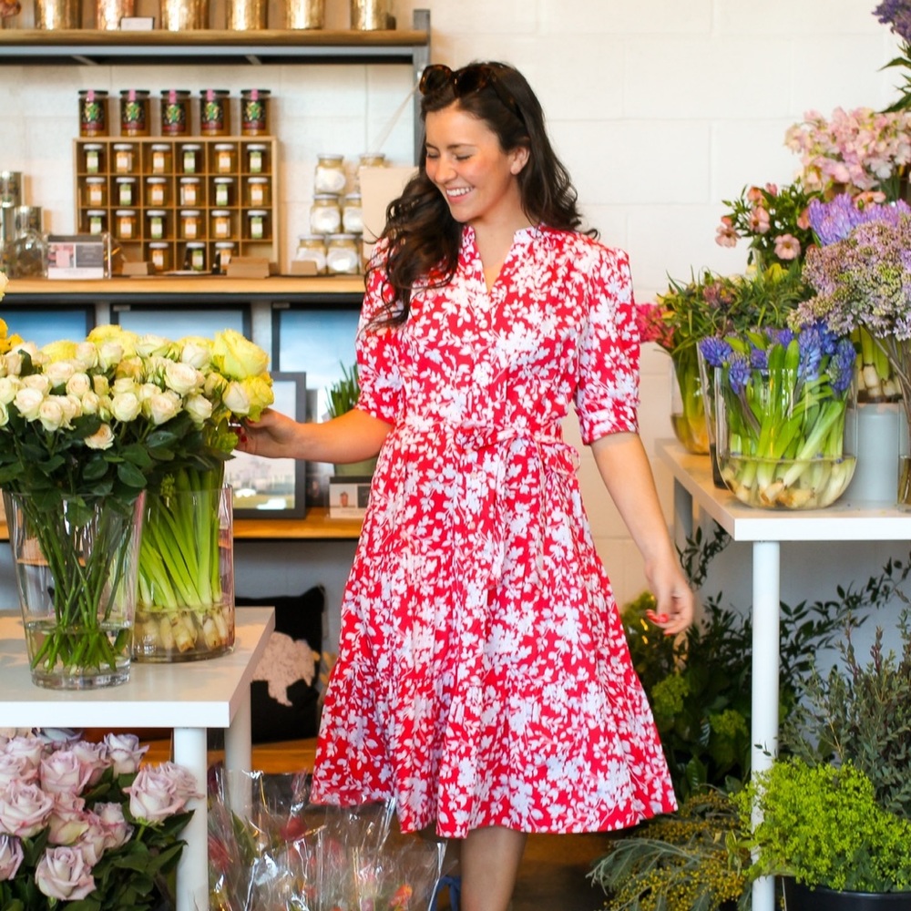 Draper James Floral Dress Small